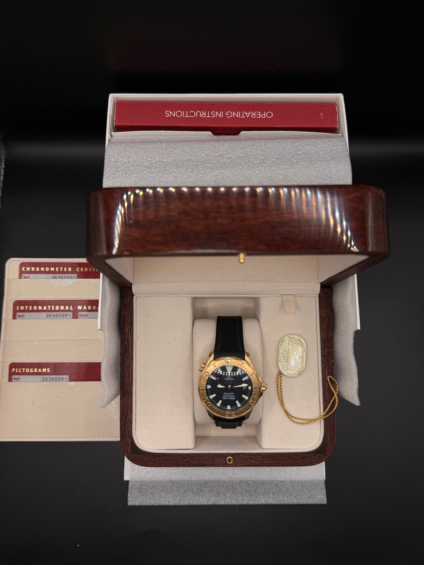 Omega Seamaster Or Rose