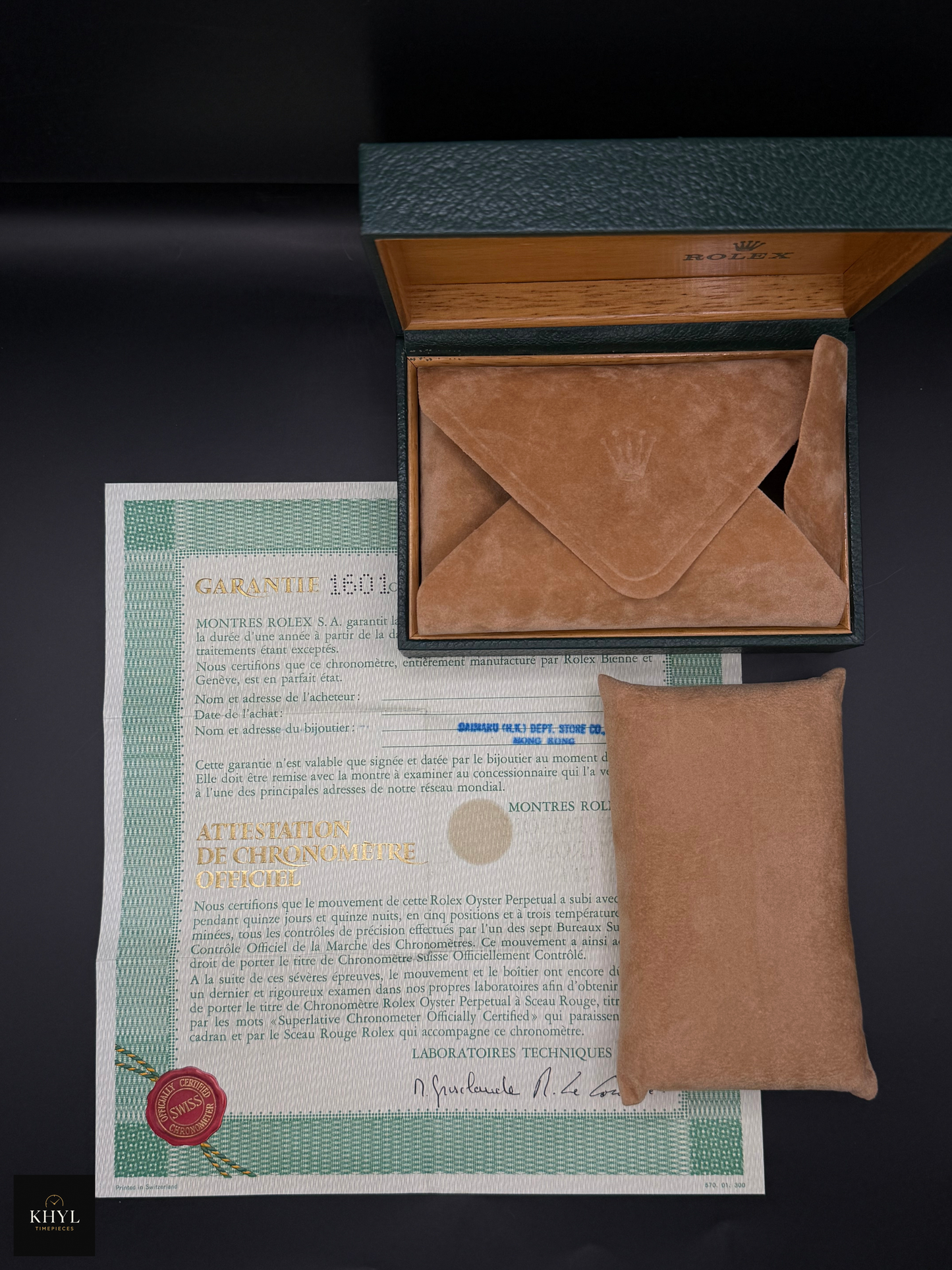 Boite Rolex vintage réf. 68.00.2