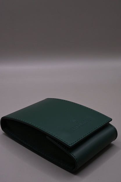 Pochette Rolex verte pour montre